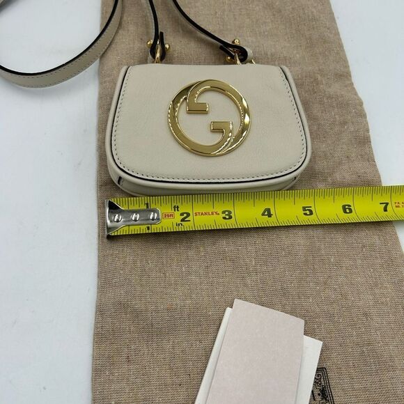 Women's Gucci, Blondie card case/wallet on strap made in Italy - Picture 9 of 10